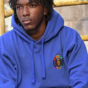 Reggaefy Lion Embroidered Hoodie