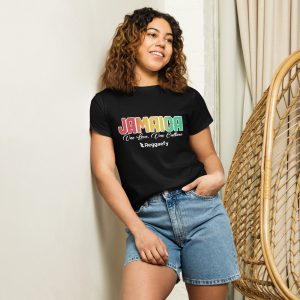 Jamaica One Love One Culture Women’s high-waisted t-shirt