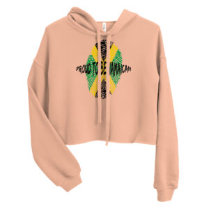 Proud To Be Jamaican Crop Hoodie