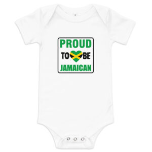 Proud To Be Jamaican Baby Short One Piece