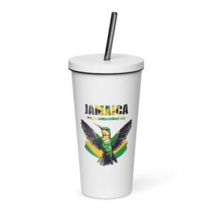 Jamaica Humming Bird Insulated Tumbler With Straw