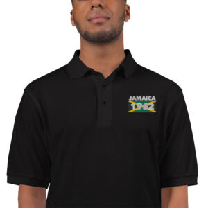 Jamaica 1962 Men's Black Polo