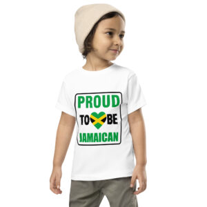 Proud To Be Jamaican Toddler Tee