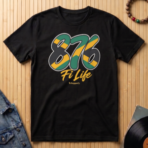 876 Fi Life Black Premium Tee