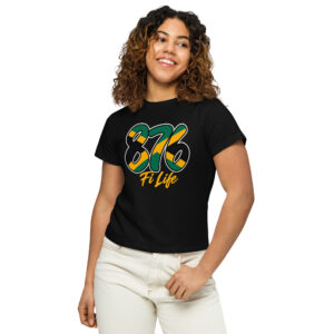 876 Fi Life Black Women's Tee