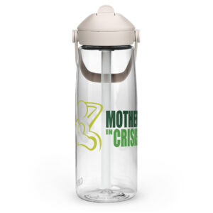 Mother In Crisis Flip straw water bottle